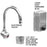 4 MULTI USERS 80" HAND SINK AUTOMATIC ELECTRONIC FAUCET HANDS FREE MADE IN USA - Best Sheet Metal, Inc. 