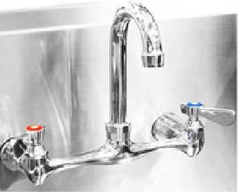 Manual Faucet Operated Sinks