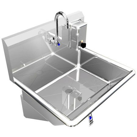 H.D. 14 GA Single-station Wash up Sink, 24" | 011K24208B