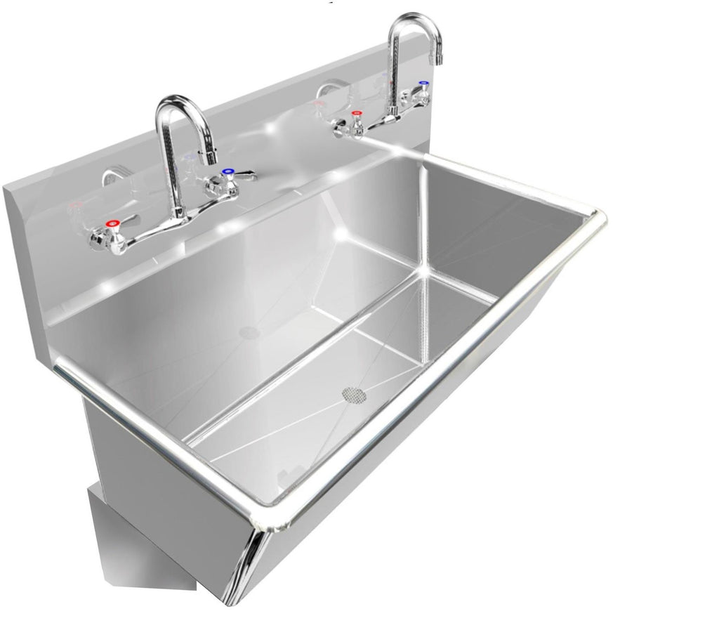 H.D. 14GA Multi-station Wash up Sink, 36