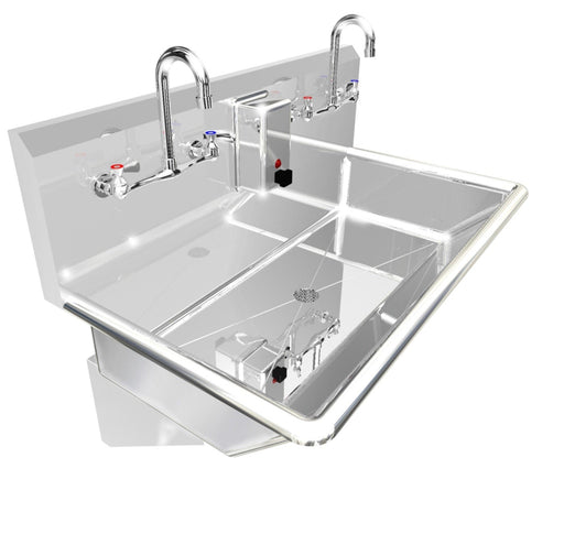 H.D. 14GA Multi-station Wash up Sink, 36" | 021M36208B