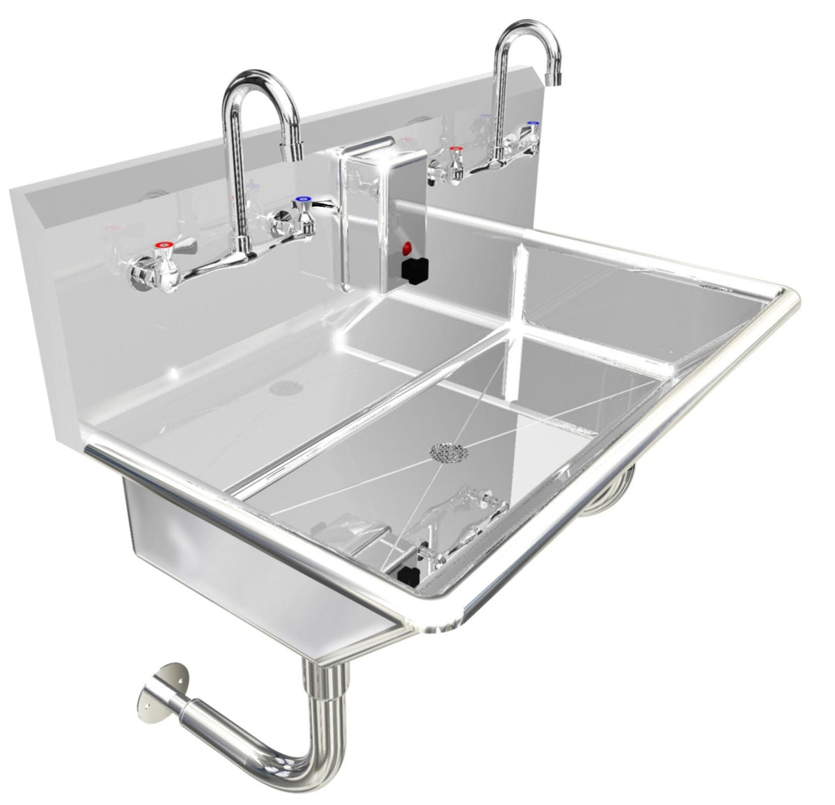 Just Manufacturing - Portable Sink: Stainless Steel - 26036178 - MSC  Industrial Supply