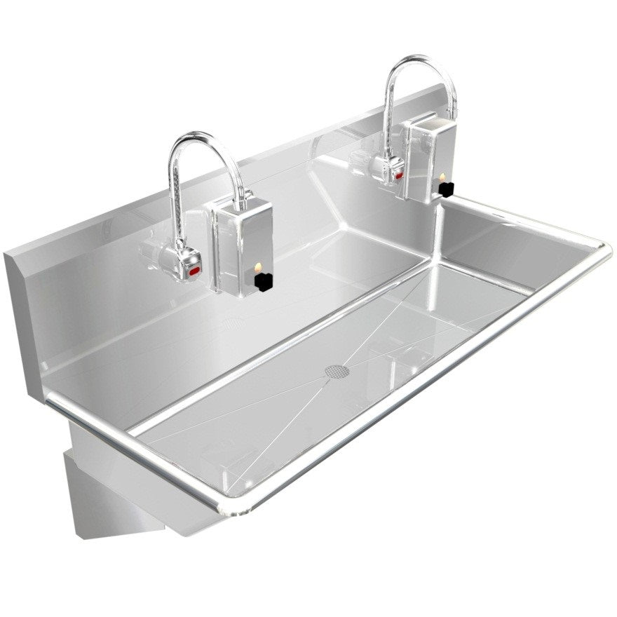 H.D. 14GA Multi-Station Wash Up Sink, 42" | 022E42208B