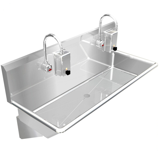H.D. 14 GA Multi-Station Wash up Sink, 48" | 022E48208B