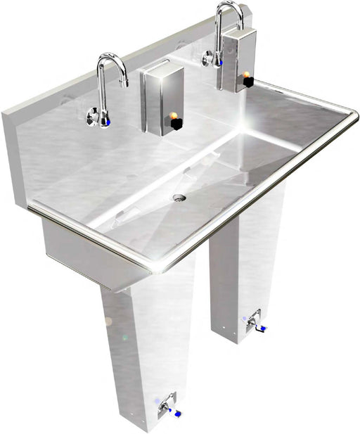 H.D. 14GA Multi-Station Wash up Sink, 42" | 022Q42208C