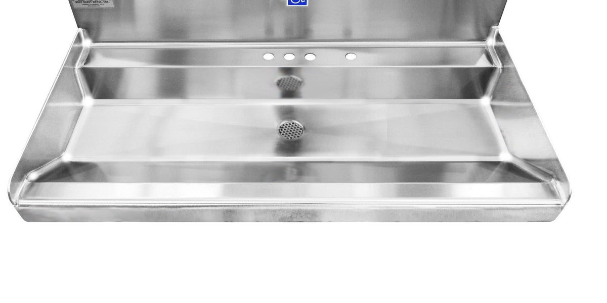 H.D. 14GA Single Station Wash up Sink, 36" 035EE36215BO commercial