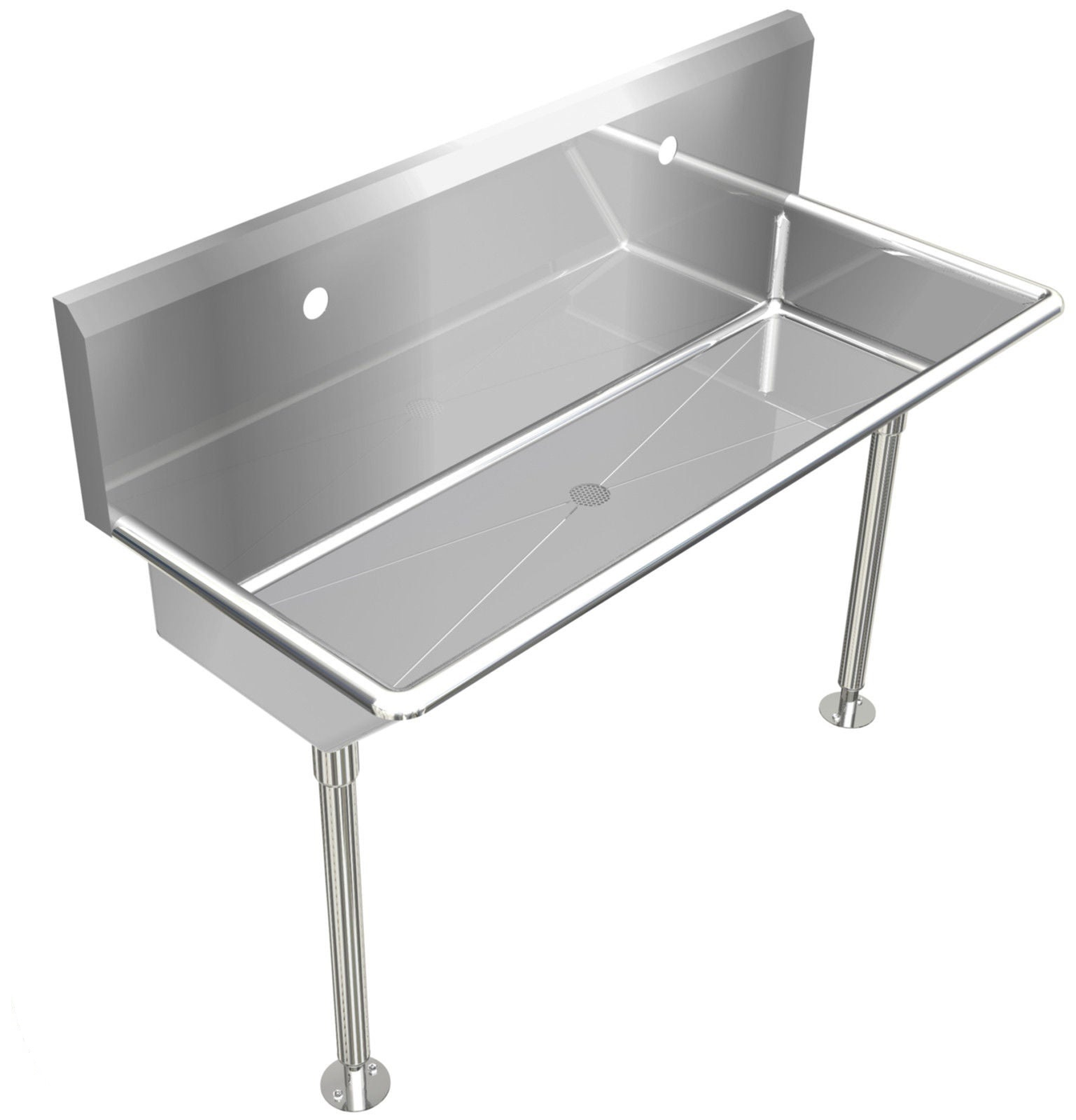 H.D. 14 GA Multi-station Wash up Sink, 48