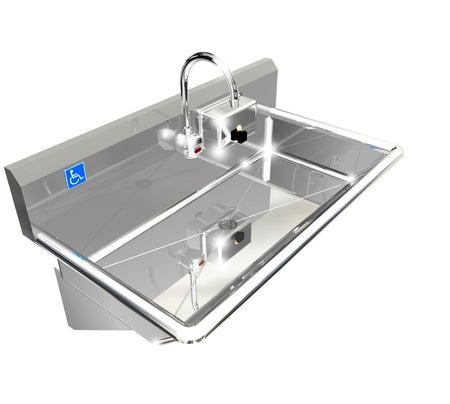 H.D. 14GA Multi-Station Wash up Sink, 36" | ADA-011E362066B