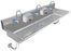 H.D. 14GA Multi-Station Wash up Sink, 60" | ADA-032E602065R
