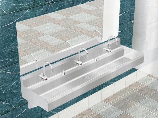 H.D. 14GA Multi-Station Wash Up Sink, 72" | ADA-032EE72215