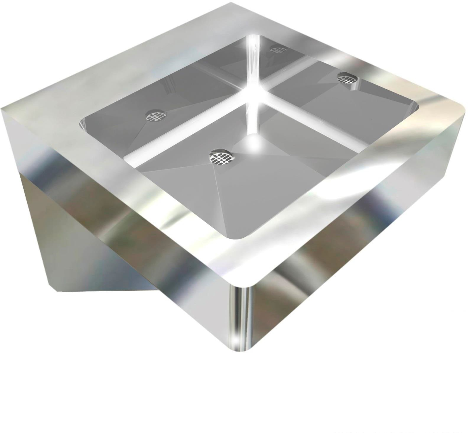 H.D. 14 GA Single Station Flat Sink, 18