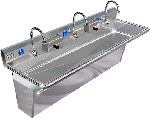H.D. 14GA Multi-Station Wash up Sink, 60" | ADA-S032E602065B