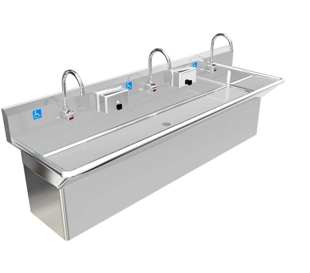 Eagle SHS2424-1W-ADA Wall-Mounted ADA-Compliant Surgical Scrub Sink