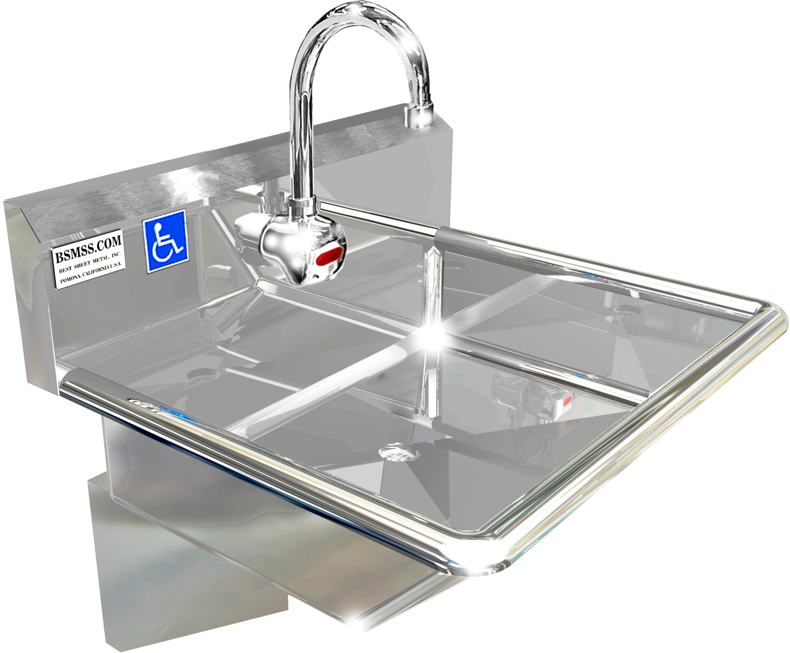 H.D. 14GA Multi-Station Wash up Sink, 24
