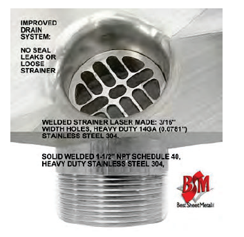 H.D. 14GA Multi-Station Wash up Sink, 60" | ADA-D330S602065R