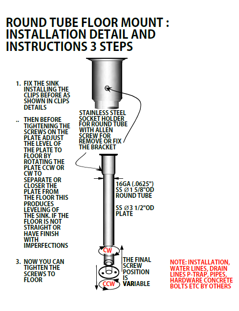 H.D. 14GA Multi-Station Wash up Sink, 80" Sloped Drain | ADA-330S802065HP