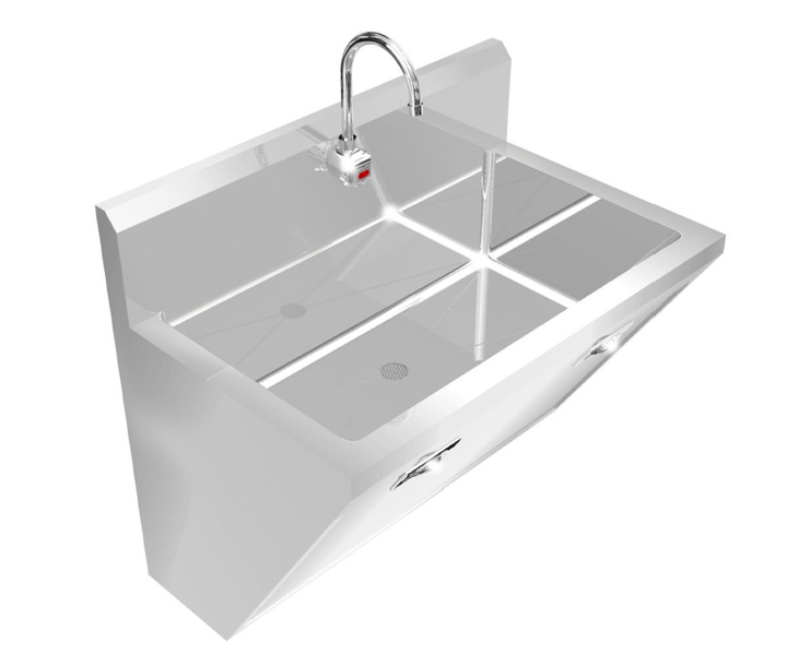 H.D. 14 GA Surgeon Wash up Sink,1 Station, 36