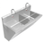 H.D. 14 GA Surgeon Wash up Sink, 2 Stations, 60" | SS6024284SS