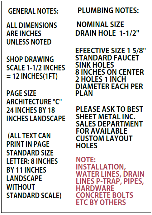 H.D. 14GA Multi-Station Wash up Sink, 36" | ADA-011CM362065B