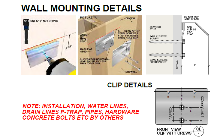 H.D. 14GA Multi-Station Wash up Sink 60" Sloped Drain | ADA-120E60S2065HP