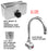 Stainless Steel ADA Compliant Multi-Station Wash up Sink, 60" Electronic Faucet, Wall Brackets | ADA-032E602066B - Best Sheet Metal, Inc. 